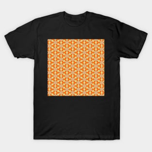 Orange Burst Pattern by Ginette Callaway T-Shirt